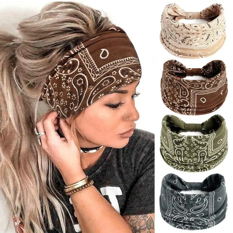 Women'S African Accessories - Kadınlar için Boho saç bantları Vintage