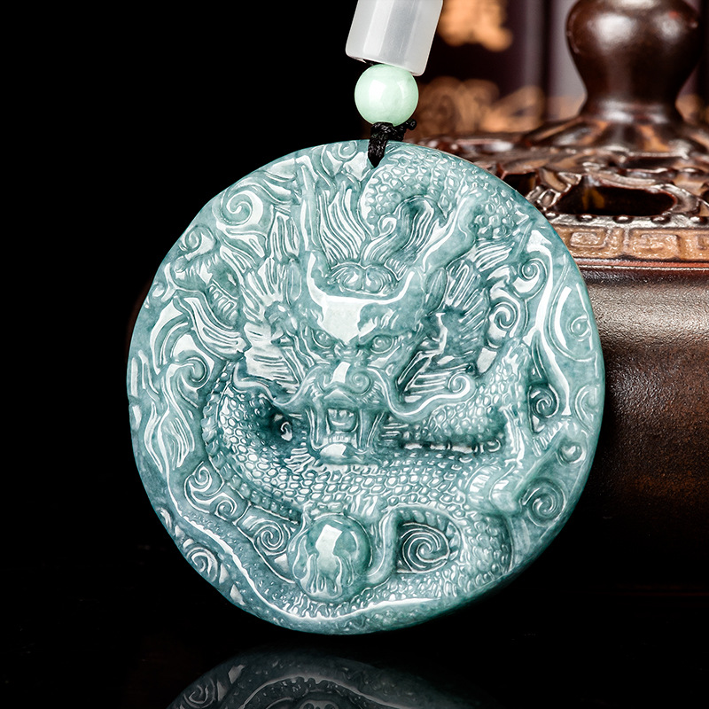 Women'S Accessories And Jewelry - Birmanya Jadeite Ejderha Kolye Kolye Kadınlar