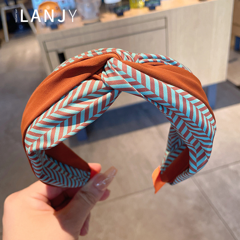 Women'S Accessories Go Outdoors - Kore renk engelleme yeni saç aksesuarları