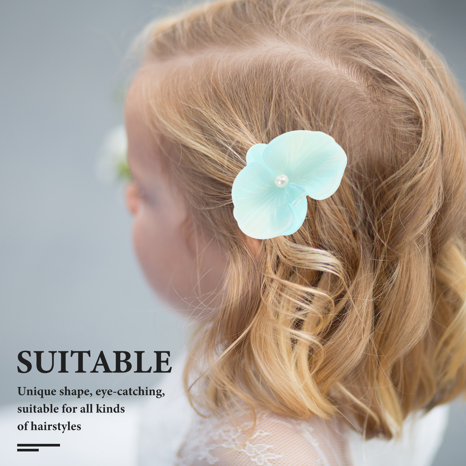 Women'S Accessories For Formal Wear - Kelebek Orkide Saç Tokası Zarif Çiçekli