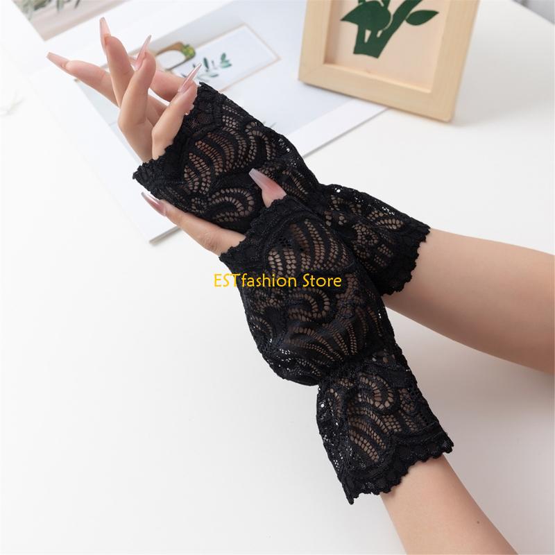 Women'S Accessories For Formal Wear - Y5GC Dantel Çıkarılabilir Kollu Manşet Katmanlı