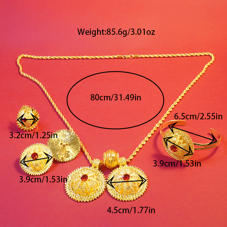 9999 altın modaya uygun Etiyop - Women'S African Accessories incelemesi ve fiyatı