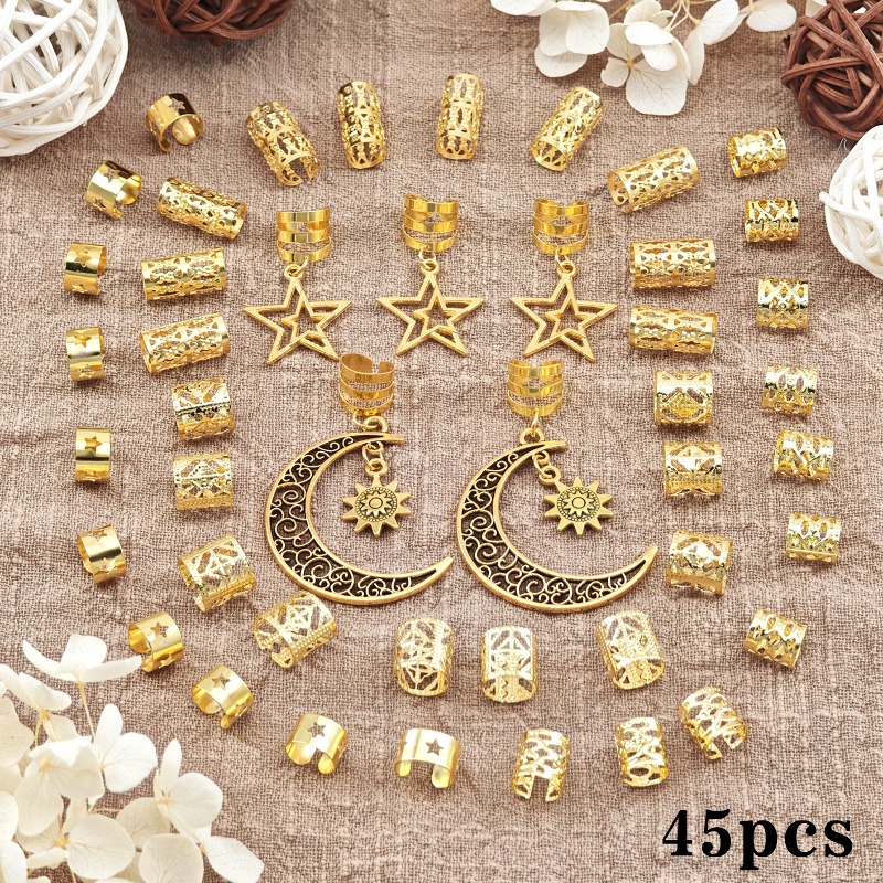 45 Adet Alaşımlı Dreadlock Hal - Women'S African Accessories incelemesi ve fiyatı