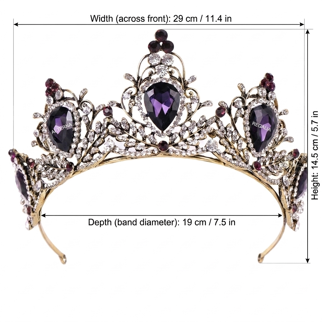 Taç Başlığı Hafif Barok Taç Dü - Women'S Accessories And Jewelry incelemesi ve fiyatı