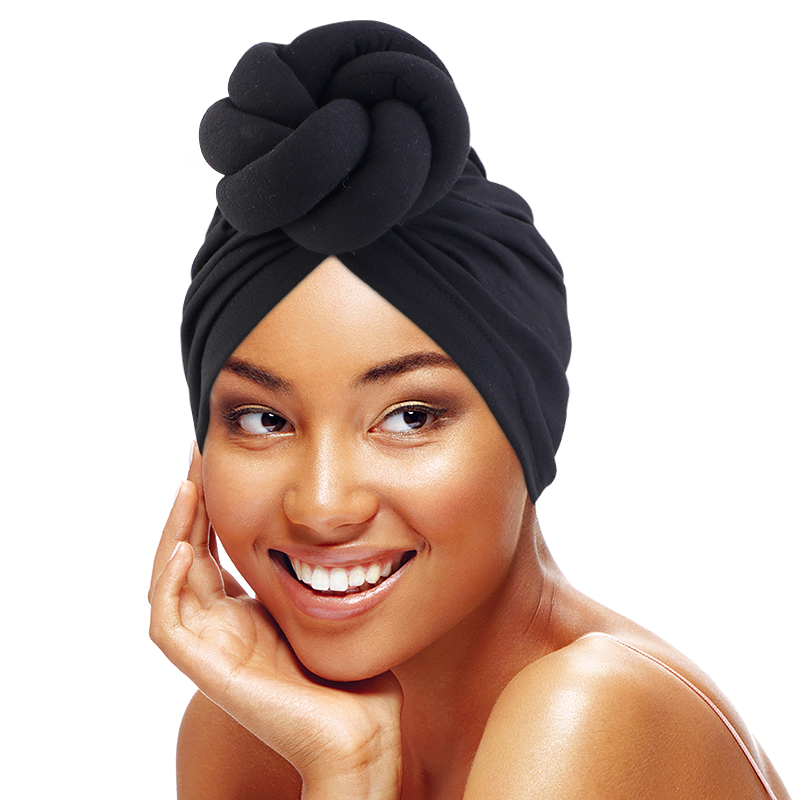 Büyük çiçek kablo düğümlü türb - Women'S African Accessories incelemesi ve fiyatı